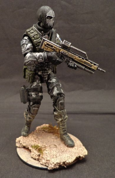 Illustration for article titled Call Of Duty Ghosts: Custom Action Figures